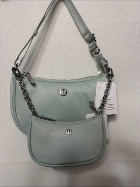 NWT 2 Lululemon City Essential Mini and Nano Shoulder Bag (mommy and me set!)